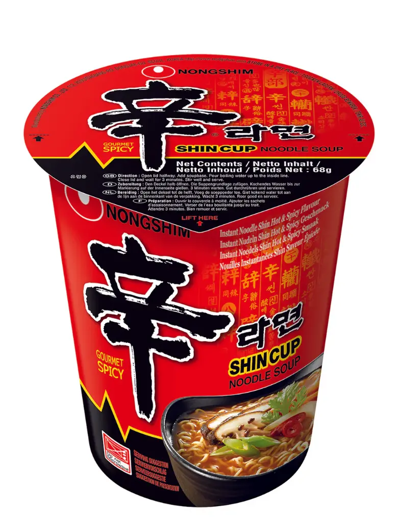 Shin Ramyun Cup Instant Noodles von Nongshim 68g