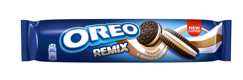Kekse Oreo Remix Tiramisu & Vanilla 157g