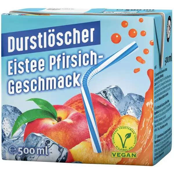 Durstlöscher Eistee Pfirsich 500ml
