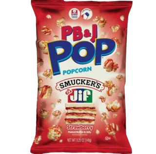 PB&J Pop Popcorn Strawberry Peanut Butter & Jelly