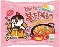 Buldak Ramen Noodles Hot Chicken Carbonara,140gr x 5 Pack