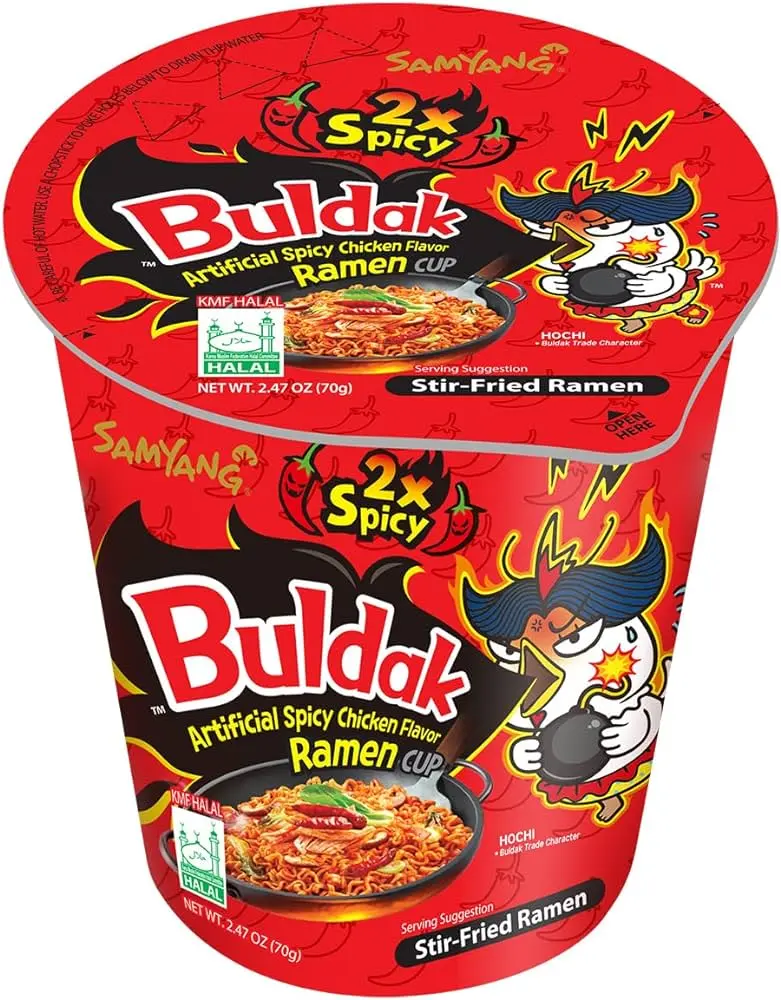 Samyang Buldak Double Spicy Extreme Hot Chicken Cup 70g